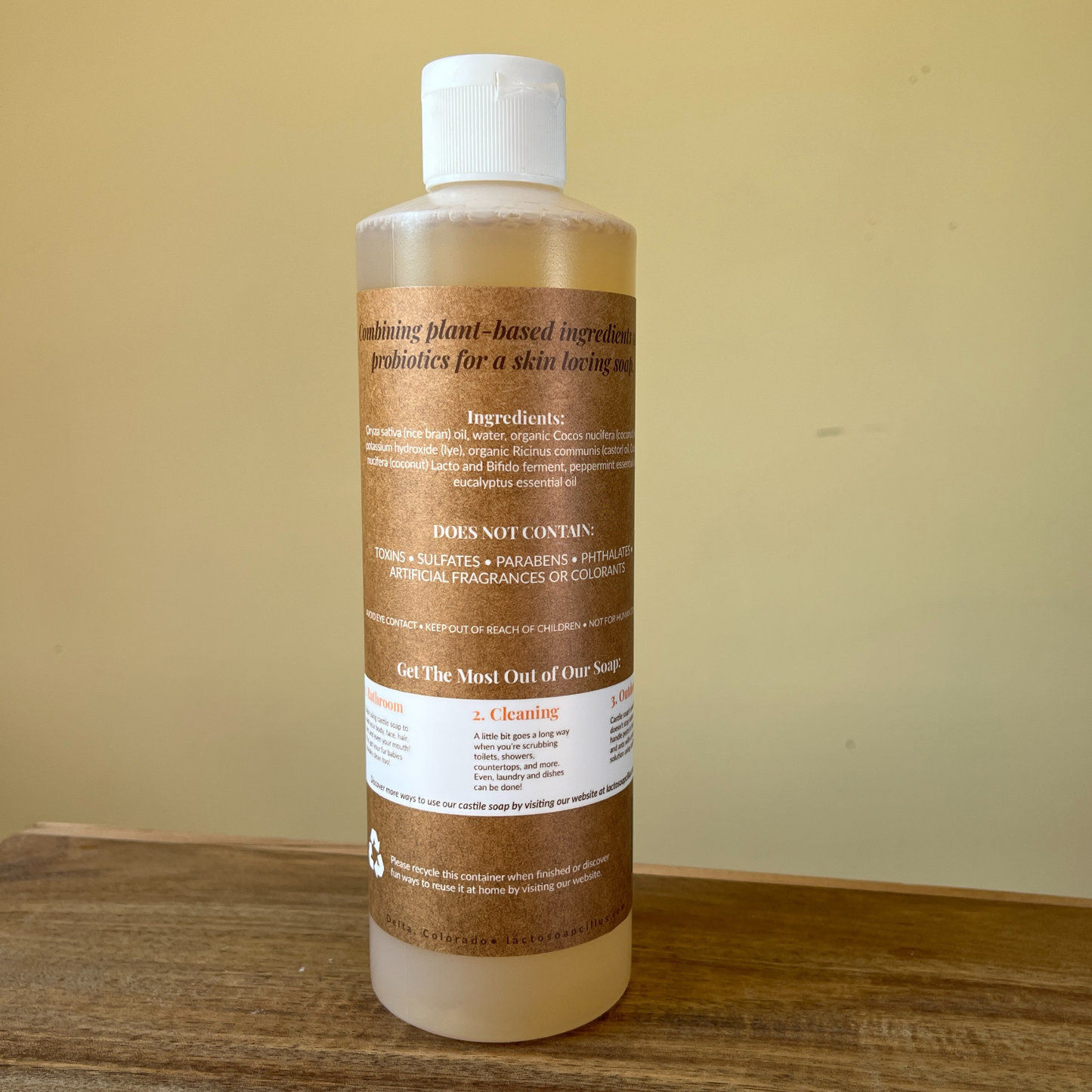 Castile Peppermint Soap | 100% Natural Soap | Palm Oil Free