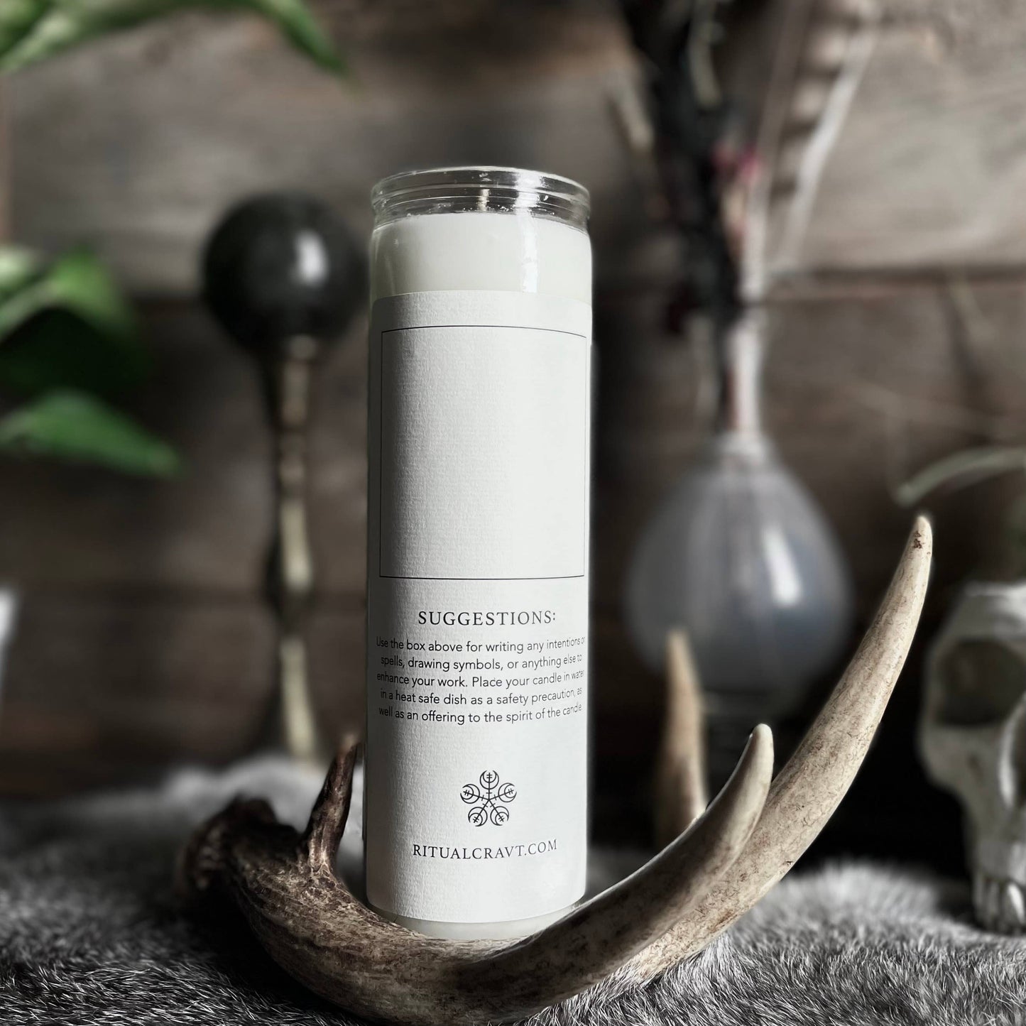 Banish. Dressed Candle.