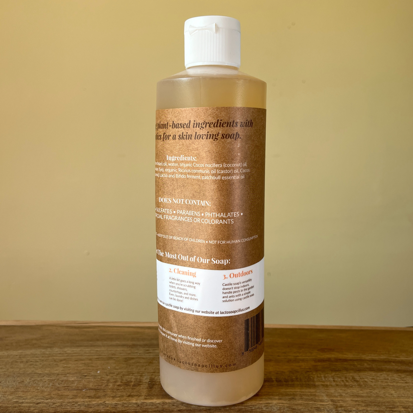 Castile Patchouli Soap | 100% Natural Soap | Palm Oil Free