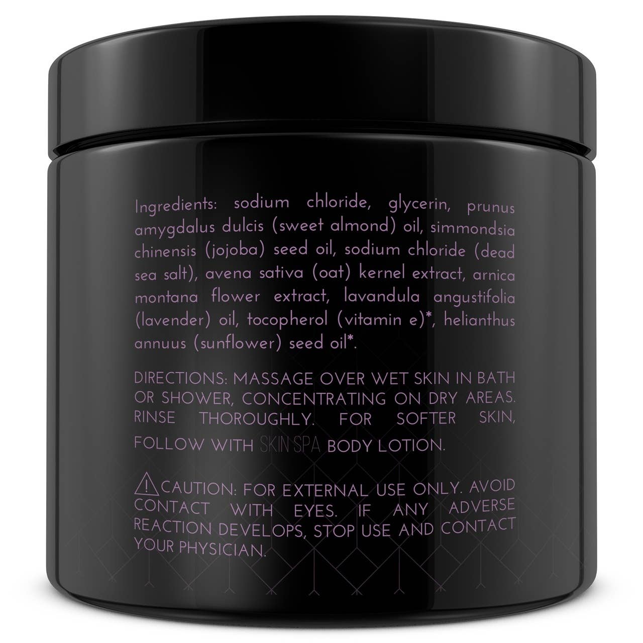 Mineral Sea Salt Scrub - Lavender