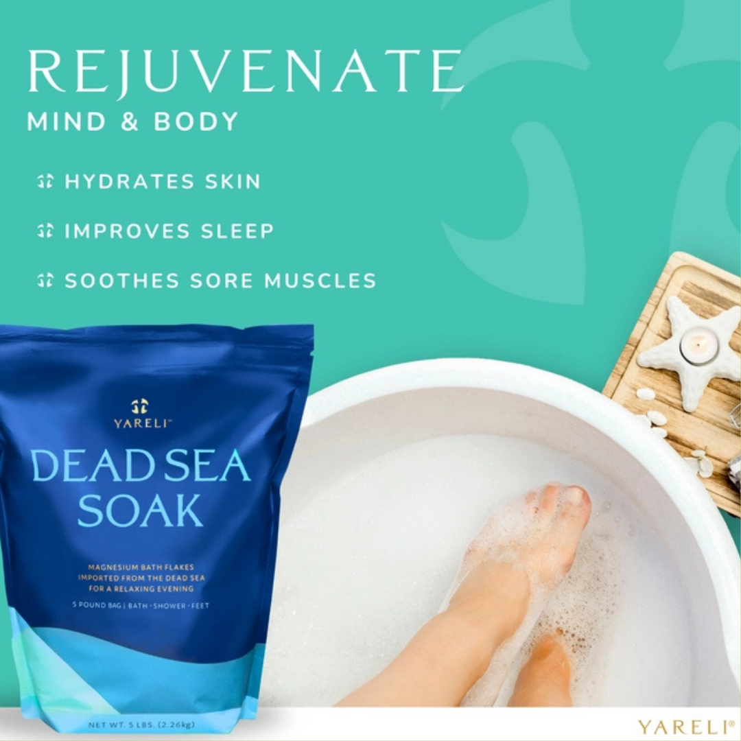 Eucalyptus Dead Sea Magnesium Bath Flakes for Refreshment