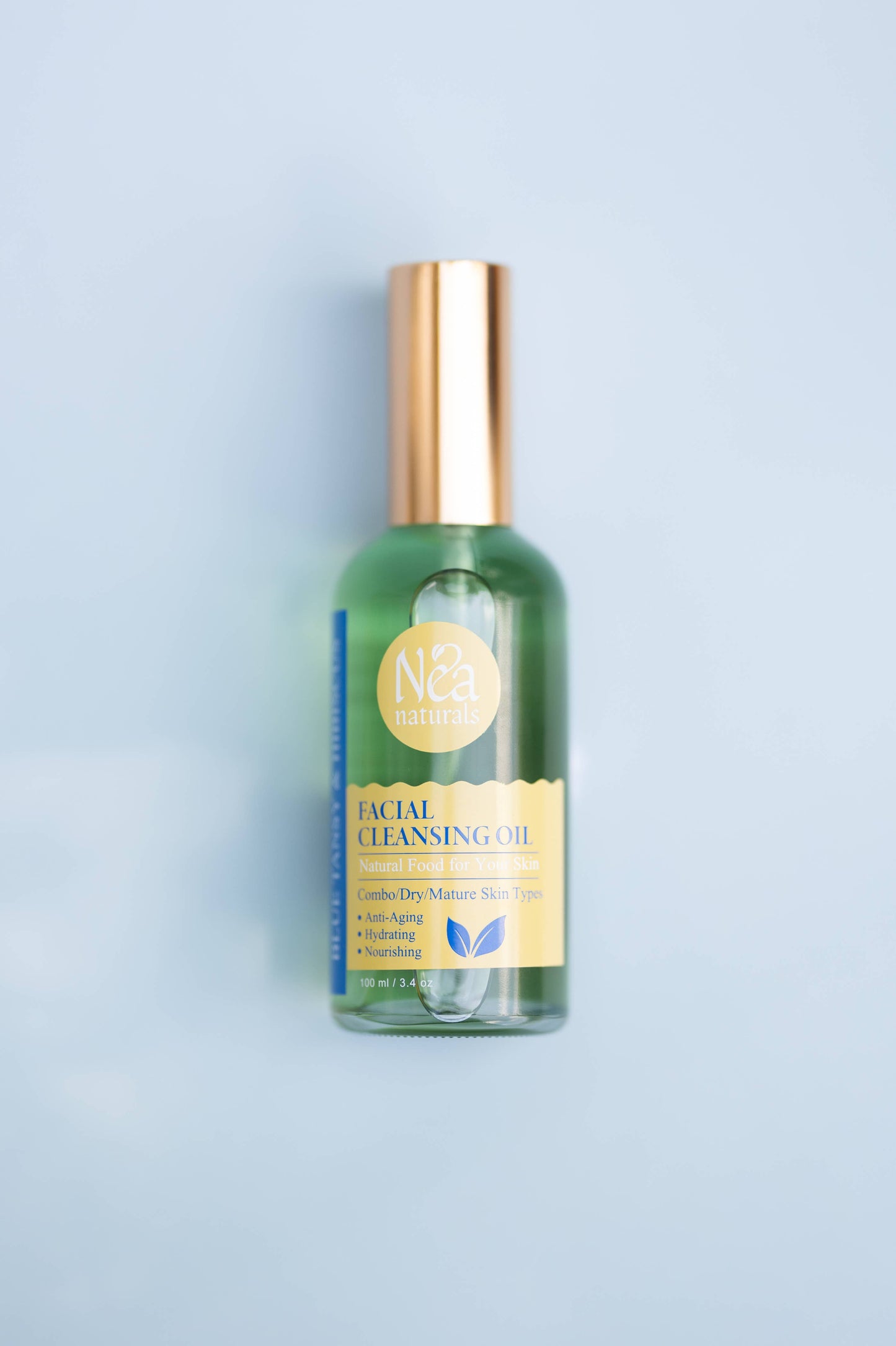 Blue Tansy & Organic Hibiscus Anti-Aging Botanical Facial Cleansing Oil