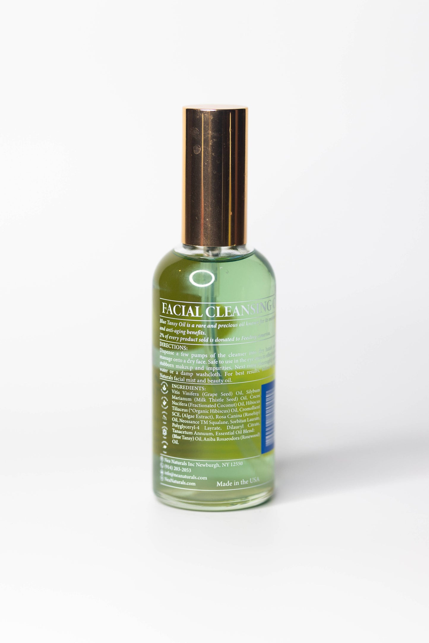 Blue Tansy & Organic Hibiscus Anti-Aging Botanical Facial Cleansing Oil