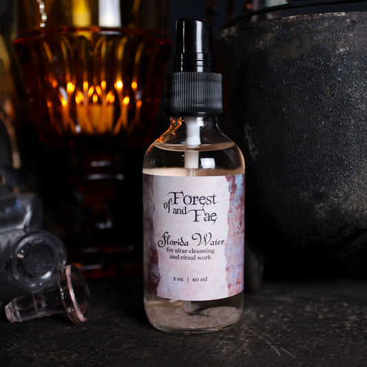 Herb Infused Florida Water • Crystal Infused • Witchcraft