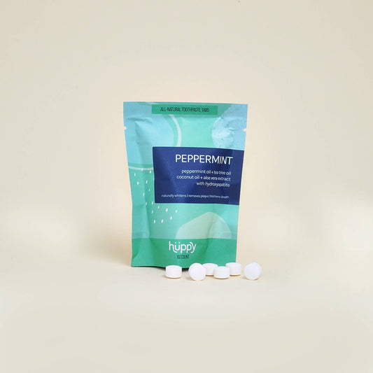 Huppy Toothpaste Tablets | Peppermint