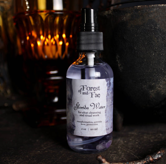 Botanical Florida Water • Crystal Infused • Witchcraft