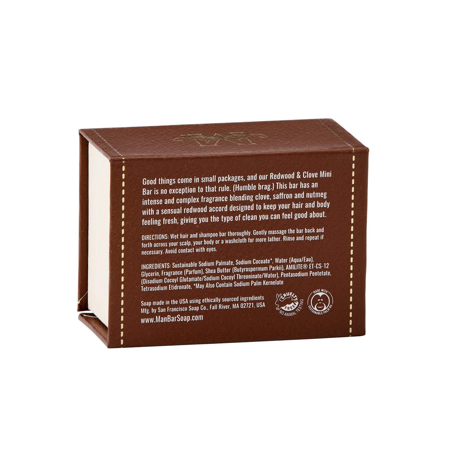 Man Bar Mini Redwood & Clove