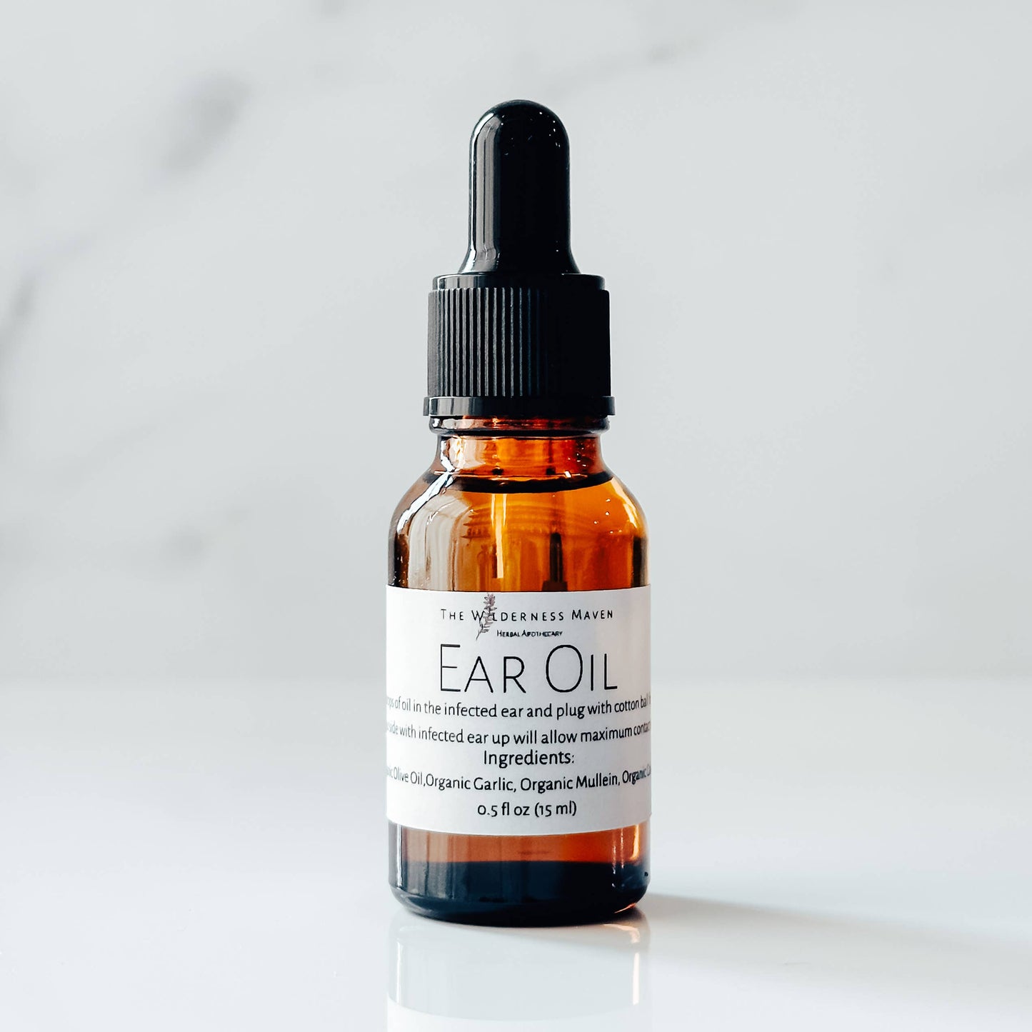 Ear Oil with Garlic & Mullein
