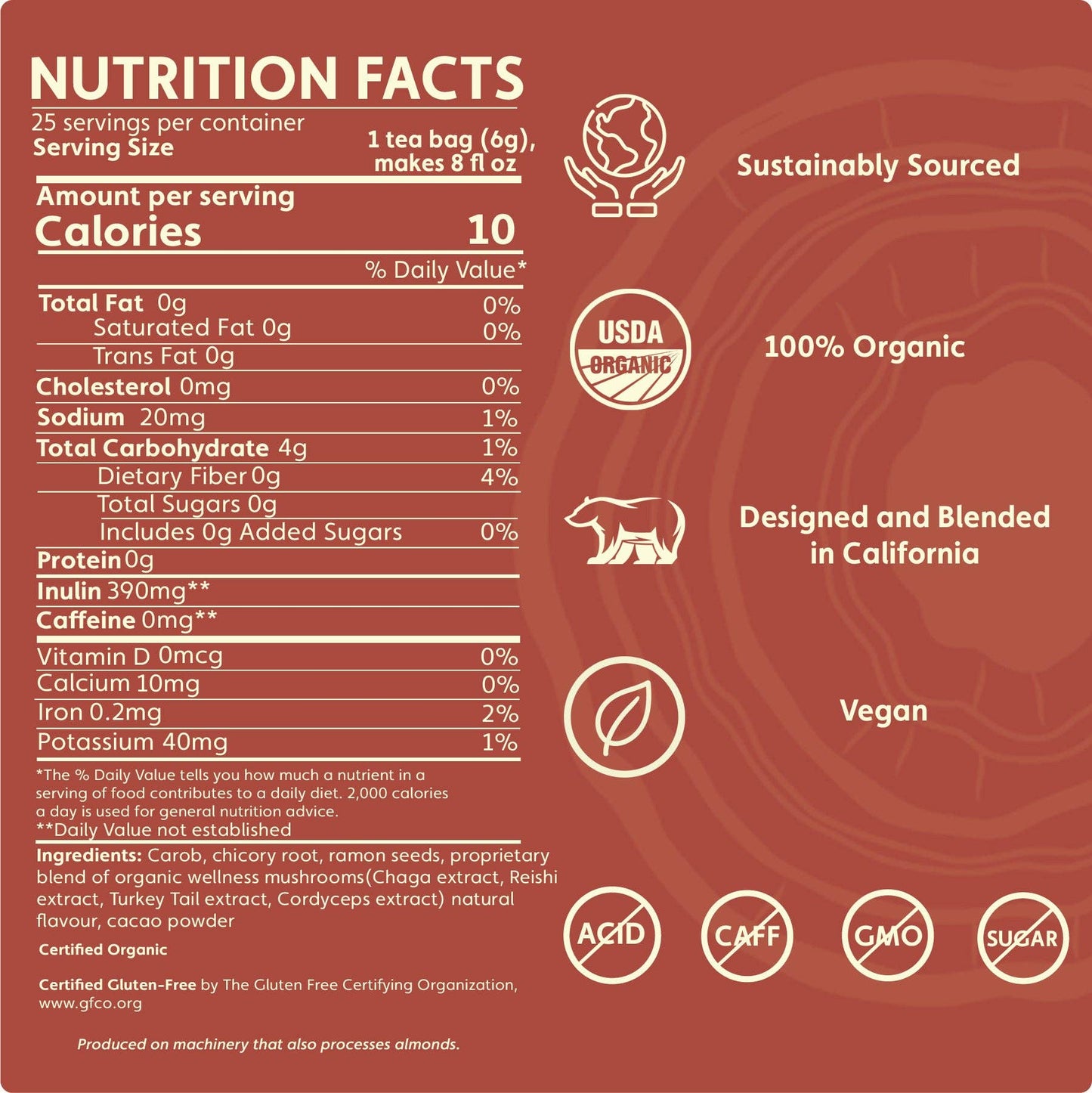 Miraculous Mushrooms Herbal Tea