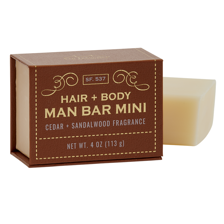 Man Bar Mini Cedar & Sandalwood