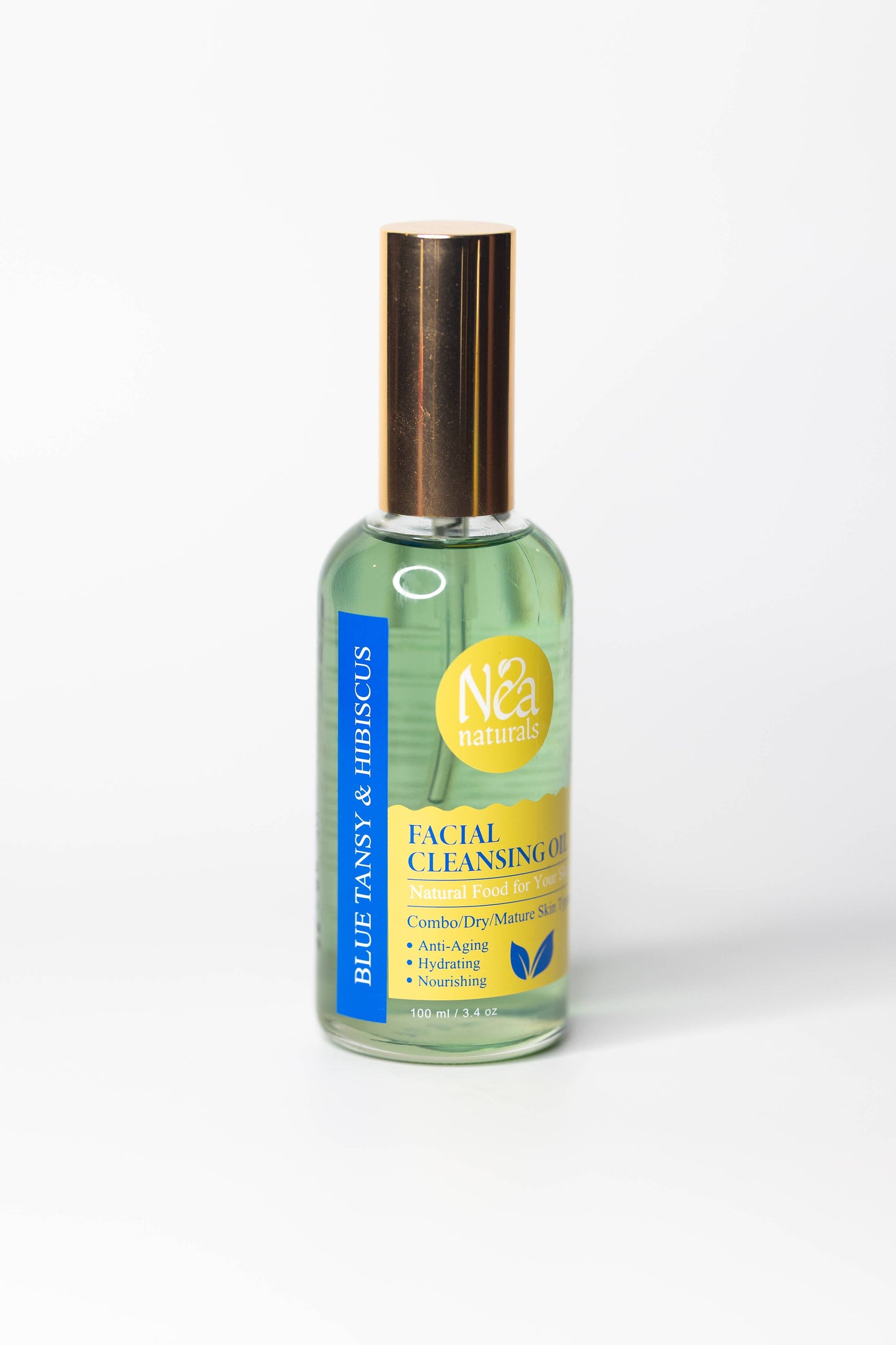 Blue Tansy & Organic Hibiscus Anti-Aging Botanical Facial Cleansing Oil