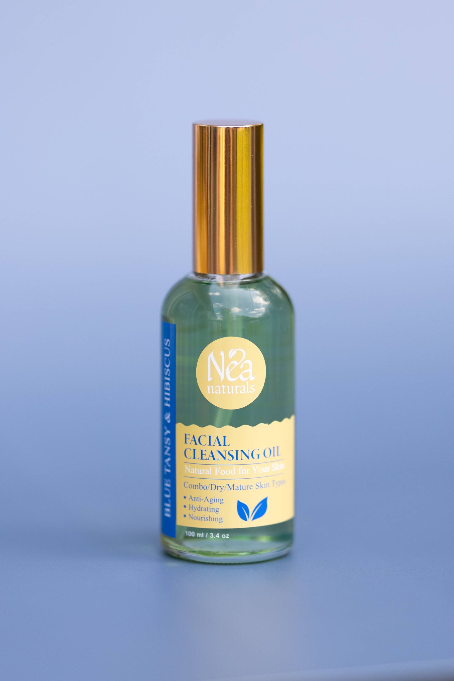 Blue Tansy & Organic Hibiscus Anti-Aging Botanical Facial Cleansing Oil