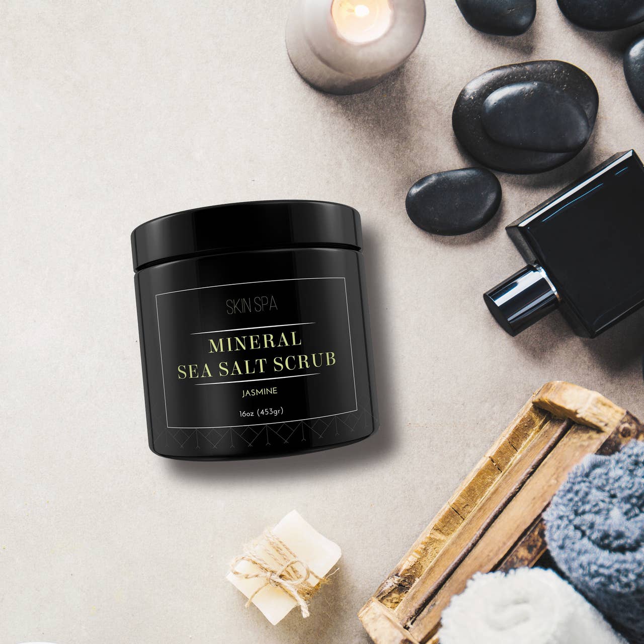 Mineral Sea Salt Scrub - Jasmine