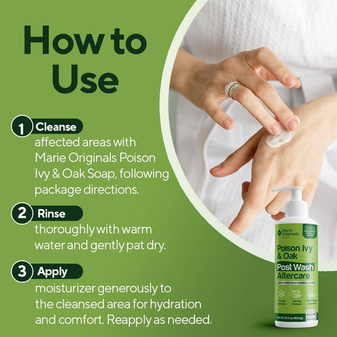 Poison Ivy & Oak Aftercare Lotion, Skin Moisturizer 16 Fl Oz