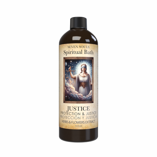 JUSTICE  Spiritual Bath Energy Wellbeing through Plants