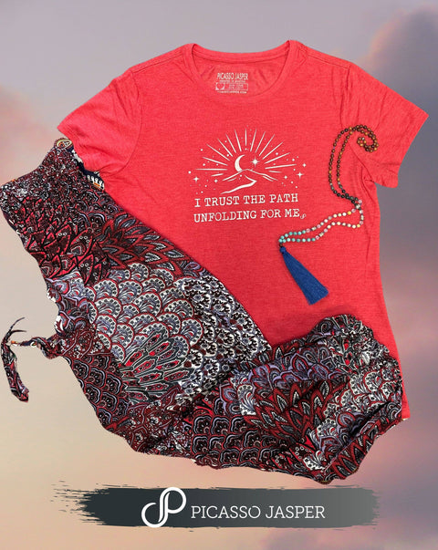 I Trust the Path Unfolding for Me, Vintage Vibe Tee