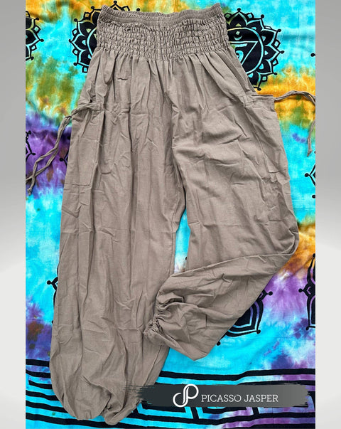 Pants poncho cotton