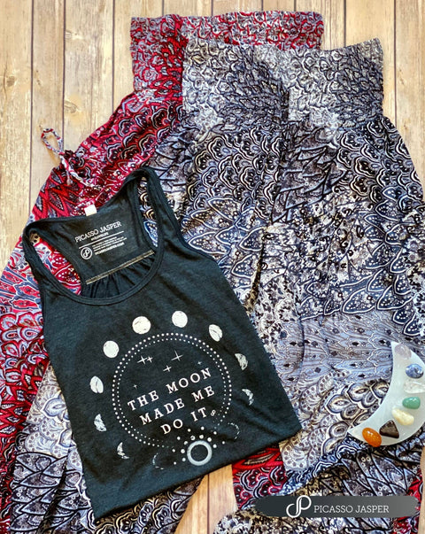 Two Pocket Poncho Pants-Sweet Gray