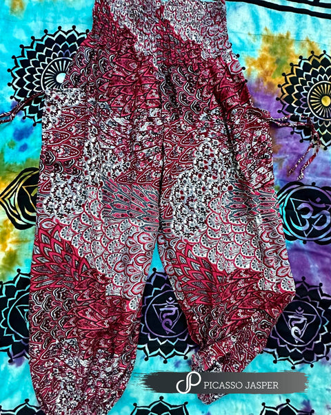 Two Pocket Poncho Pants-Sweet Gray