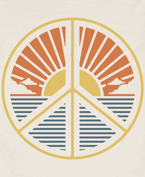 Peace Scene Organic T-Shirt - Unisex - Boho Hippie T-Shirt
