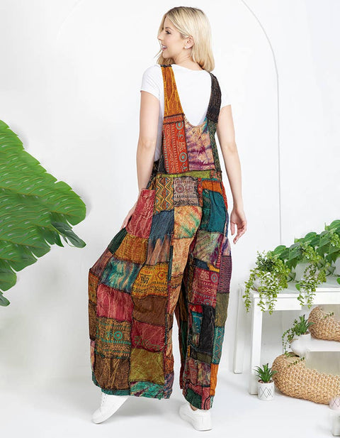 Overall JUMPSUIT PURPLE BLUE