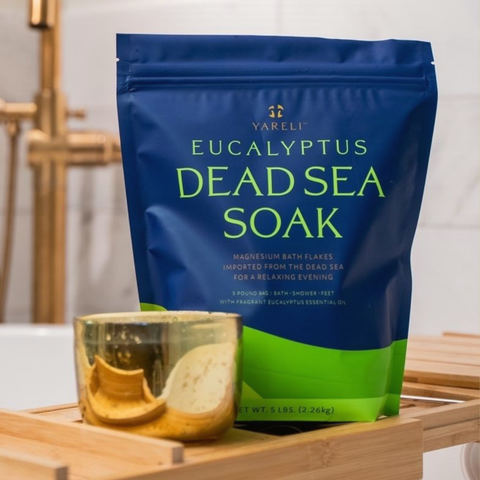 Eucalyptus Dead Sea Magnesium Bath Flakes for Refreshment