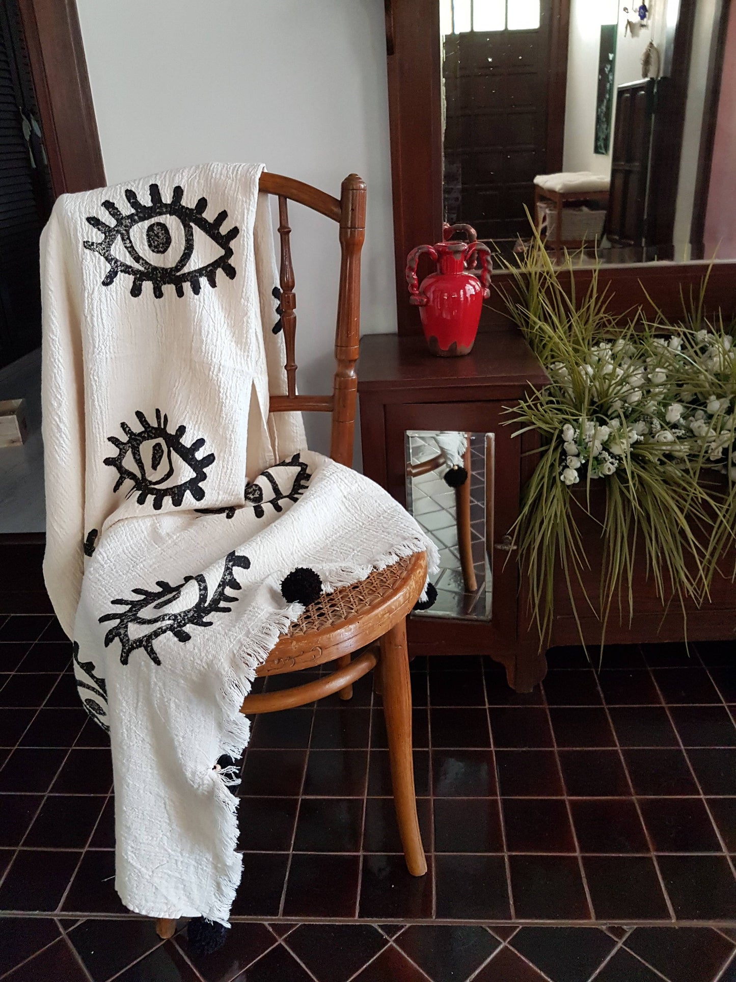 Evil Eye Throw Blanket