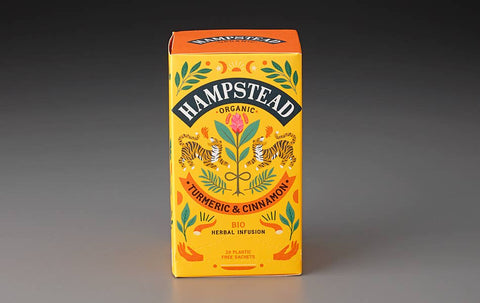 Hampstead Organic Turmeric & Cinnamon (20 Teabags)u