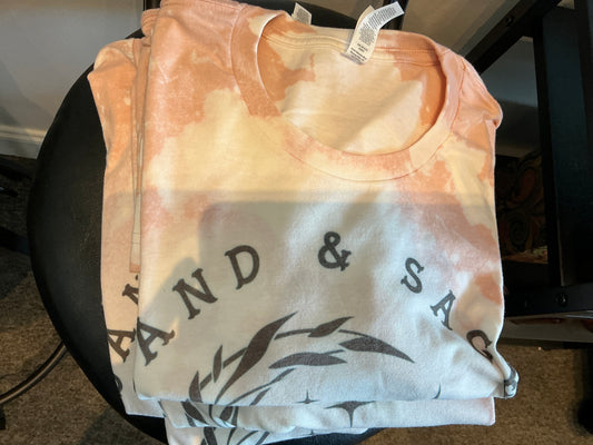 Sand and Sage T shirts Tie Die