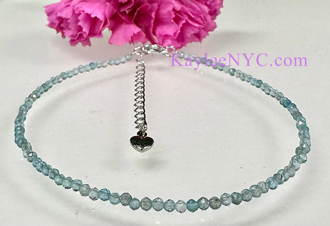Anklet Aquamarine Crystal