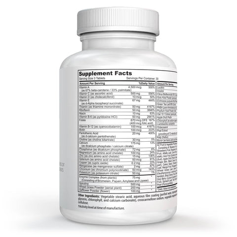 MULTIVITAMIN FORMULA 42 Fruit & Vegetable & Enzymes Blend