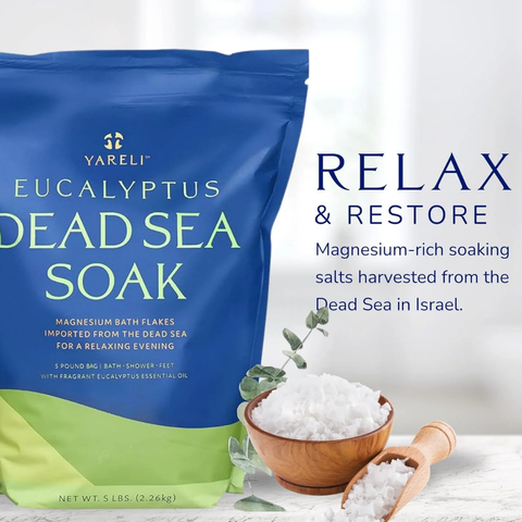 Eucalyptus Dead Sea Magnesium Bath Flakes for Refreshment