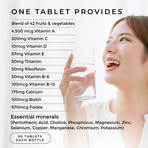 MULTIVITAMIN FORMULA 42 Fruit & Vegetable & Enzymes Blend