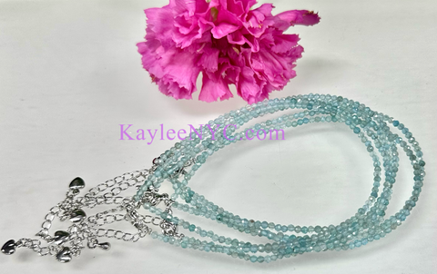 Anklet Aquamarine Crystal