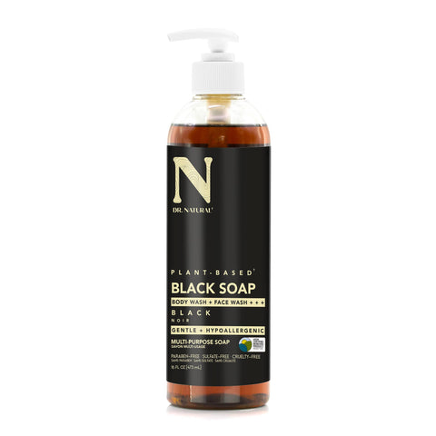 Plant-Based Castile Liquid Black Soap