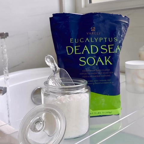 Eucalyptus Dead Sea Magnesium Bath Flakes for Refreshment
