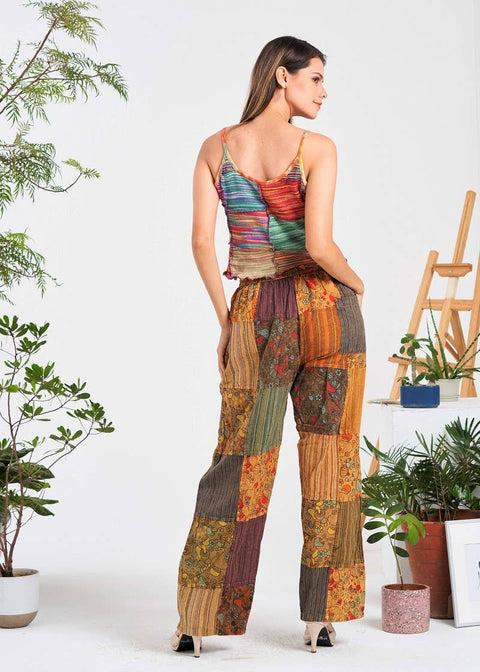 Shroom patch straight pants