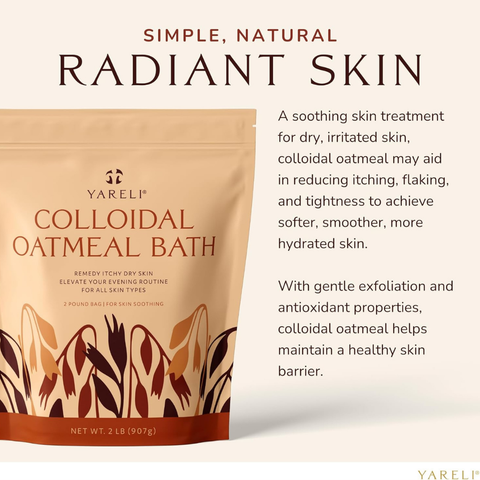Hydrating Colloidal Oatmeal Bath for Dry Skin Relief