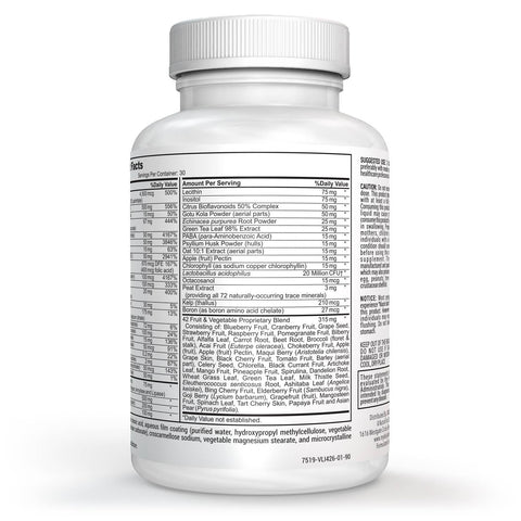 MULTIVITAMIN FORMULA 42 Fruit & Vegetable & Enzymes Blend