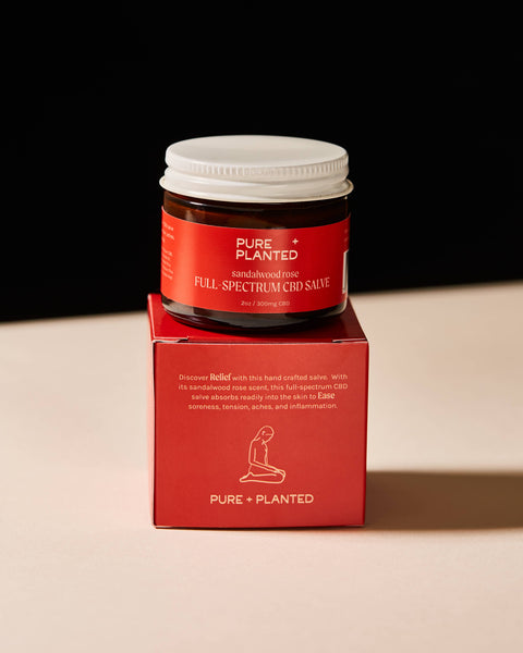 Full- Spectrum CBD Salve - Sandalwood Rose