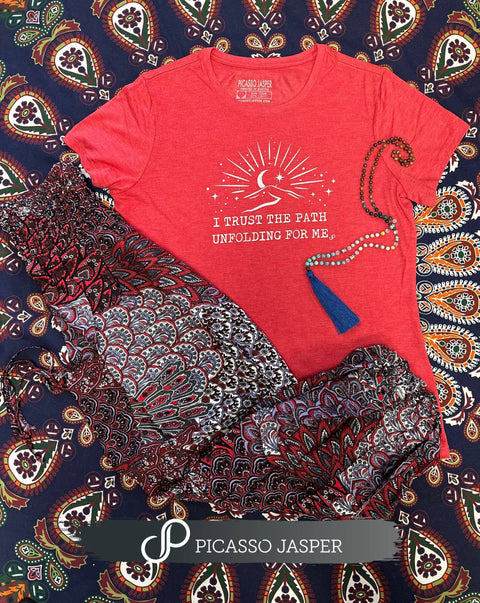 I Trust the Path Unfolding for Me, Vintage Vibe Tee