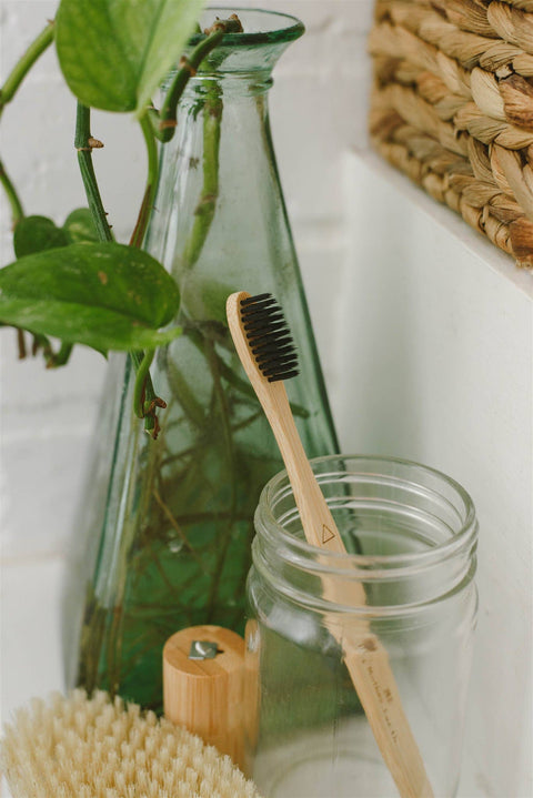 Bamboo Charcoal Toothbrush | Compostable + Zero Waste