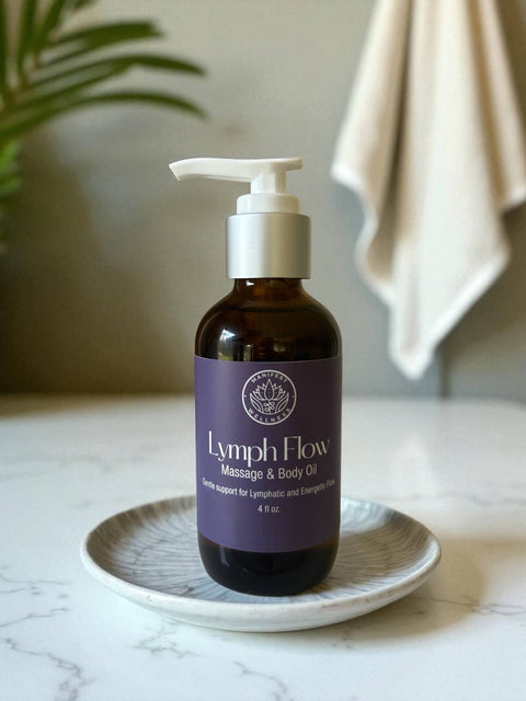 Lymph Flow Herbal Infused Massage & Body Oil 4oz
