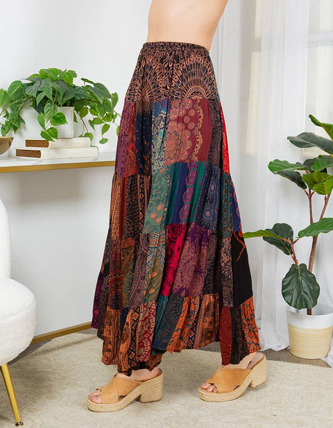 RAYON LONG SKIRT