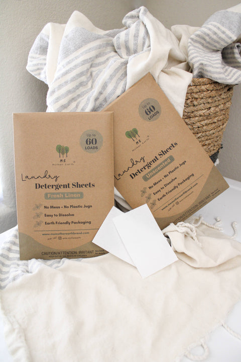 Laundry Detergent Sheets: 60 Loads Unscented