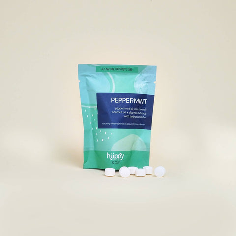 Huppy Toothpaste Tablets | Peppermint