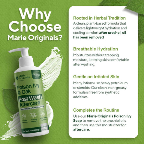 Poison Ivy & Oak Aftercare Lotion, Skin Moisturizer 16 Fl Oz