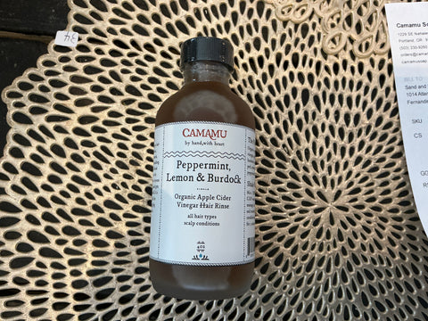 Peppermint Lemon & Burdock Hair Rinse