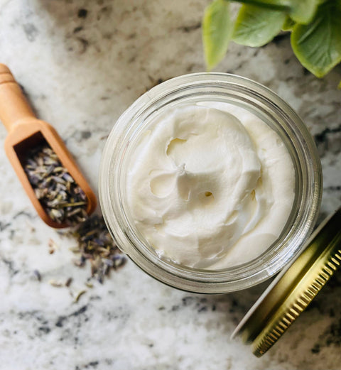 Lavender Tallow Body Cream - Natural Skin Moisturizer