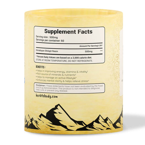 Himalayan Shilajit Resin | High-Altitude Botanical Extract